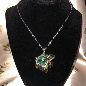 Glass Angel Fish necklace